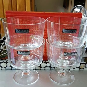 COLONY Crystal Glassware Set of 4